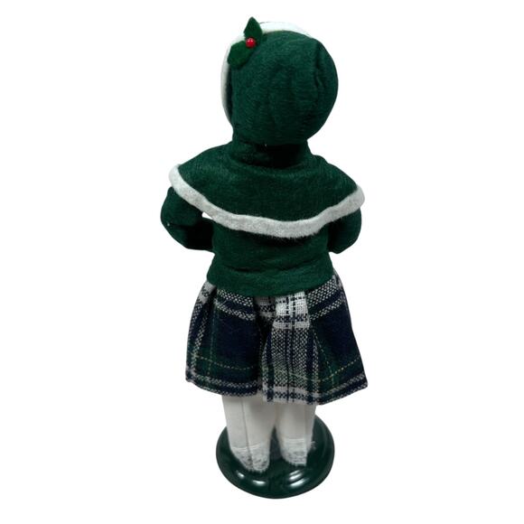 Vintage Byers Choice Carolers Girl Doll Figurine 10" Christmas Limited 8/100 - Picture 4 of 8